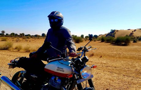 Moterradfahrer Indien Motorrad Tour