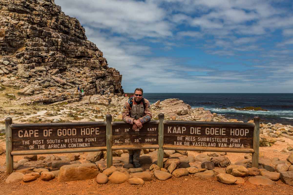 Südwestlichster Punkt auf der Afrika Motorradtour